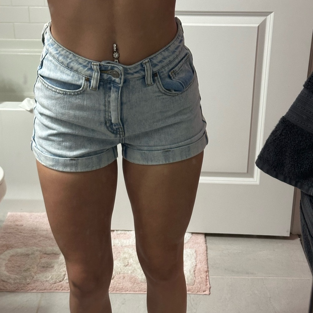 PacSun Light Wash Jean Shorts